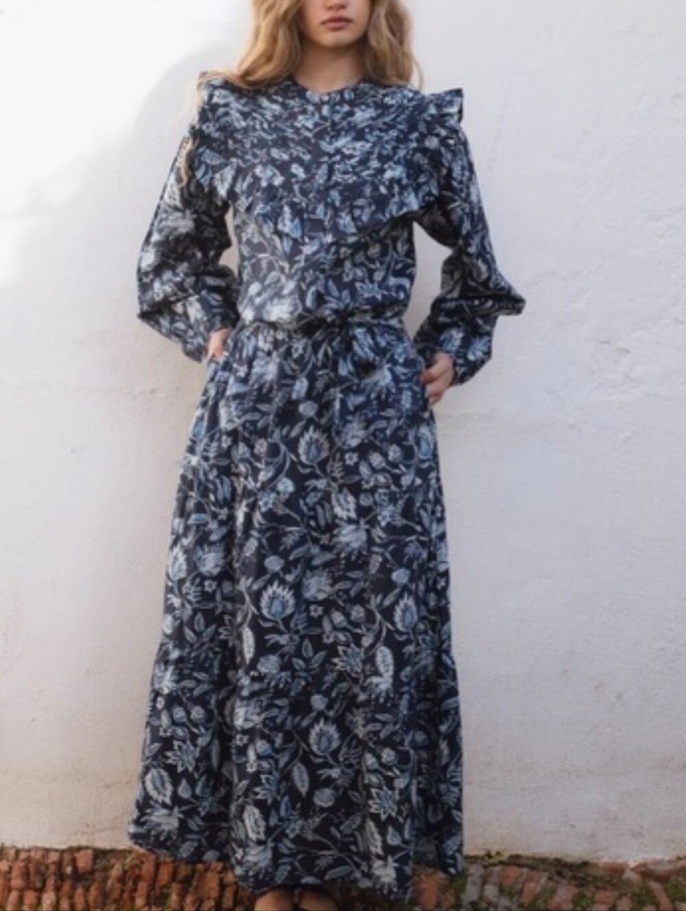 Sonmer Jane Navy Floral Dress